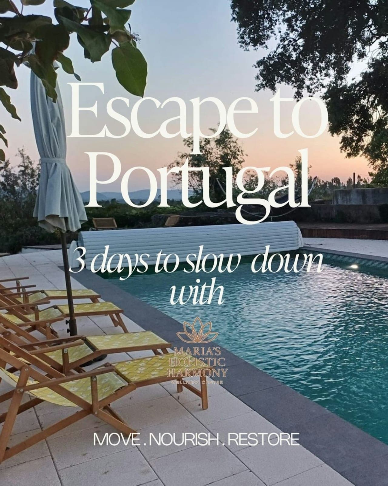 Escape to Portugal. 3 days to slow down.
