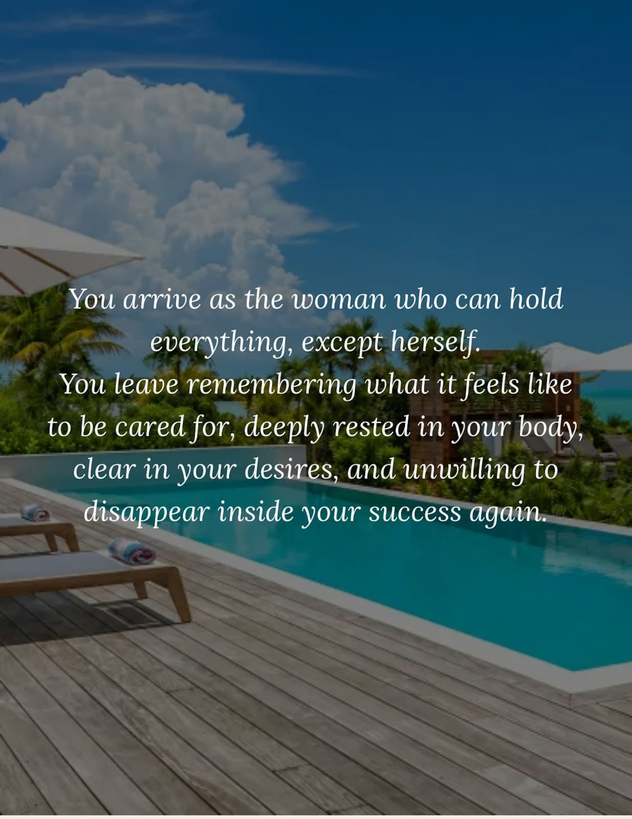Luxury Women’s Retreat in Turks and Caicos Feb 2027 2