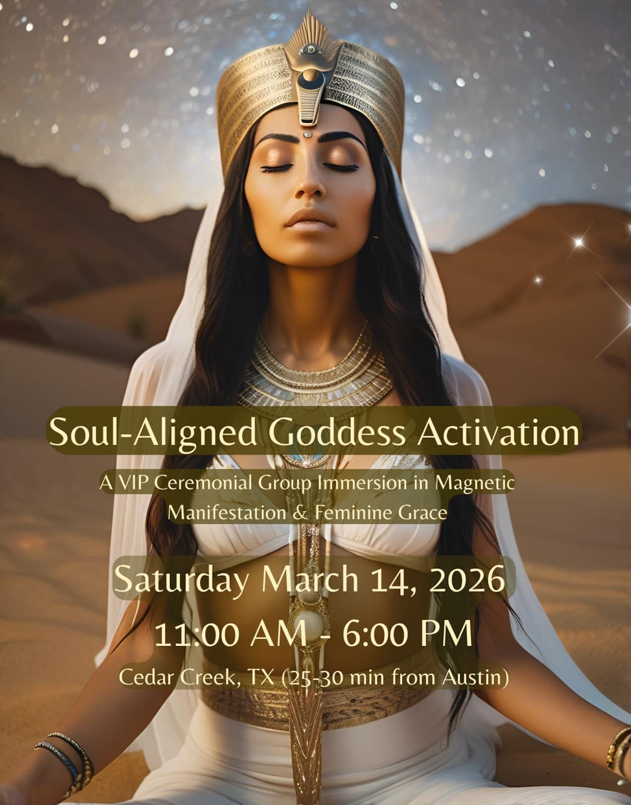 Soul-Aligned Goddess Activation Day Immersion 1