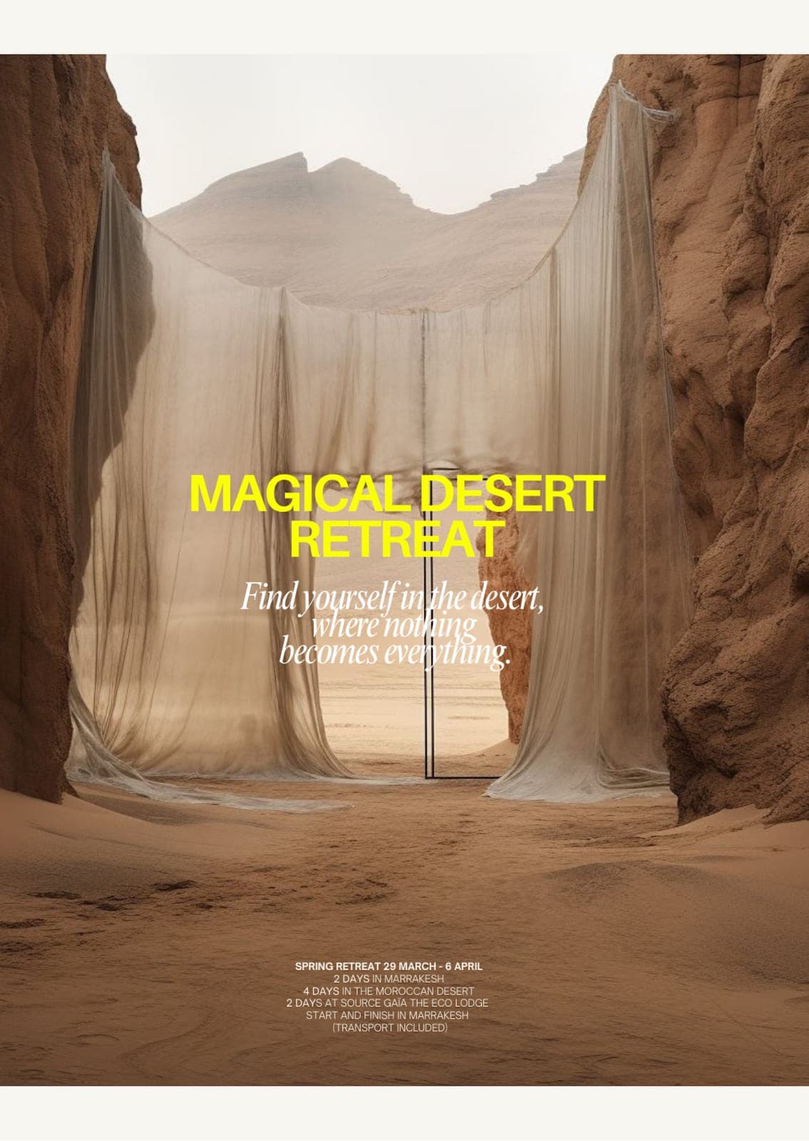 Magical Desert Retreat - Marocco