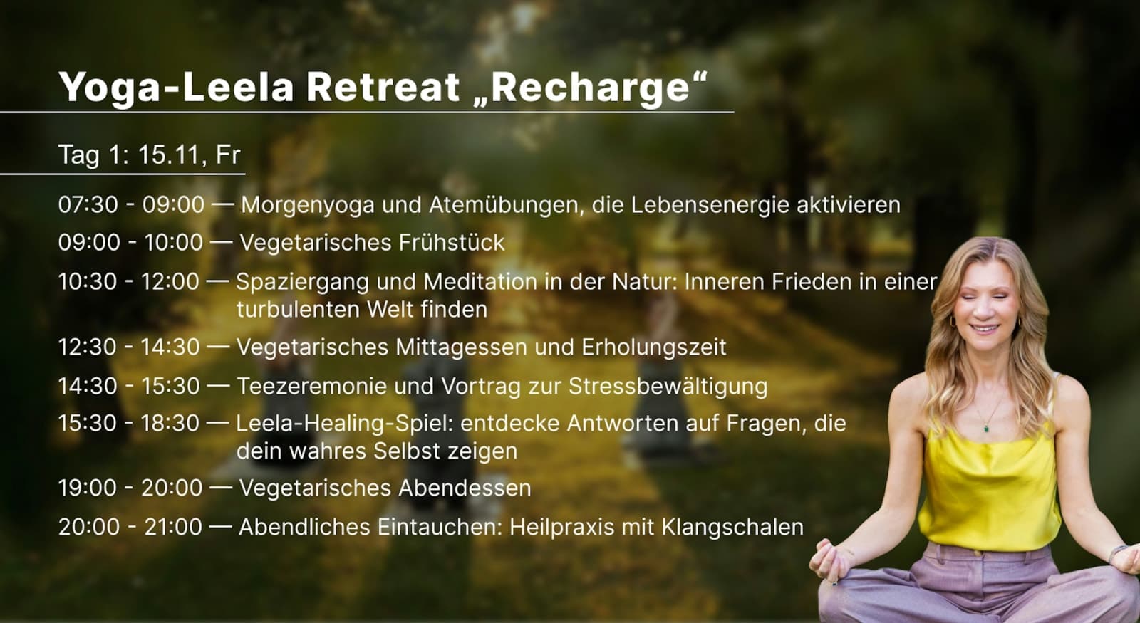 Unique Yoga Leela Retreat 2