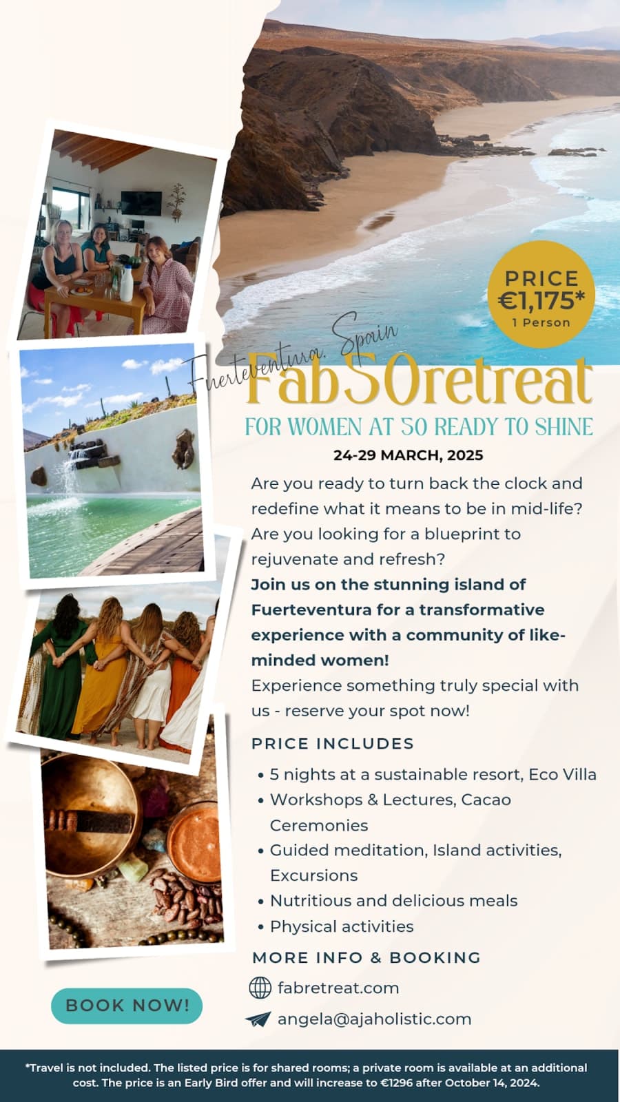 Fab50 retreat- Let your hair down and rejuvenate. 2