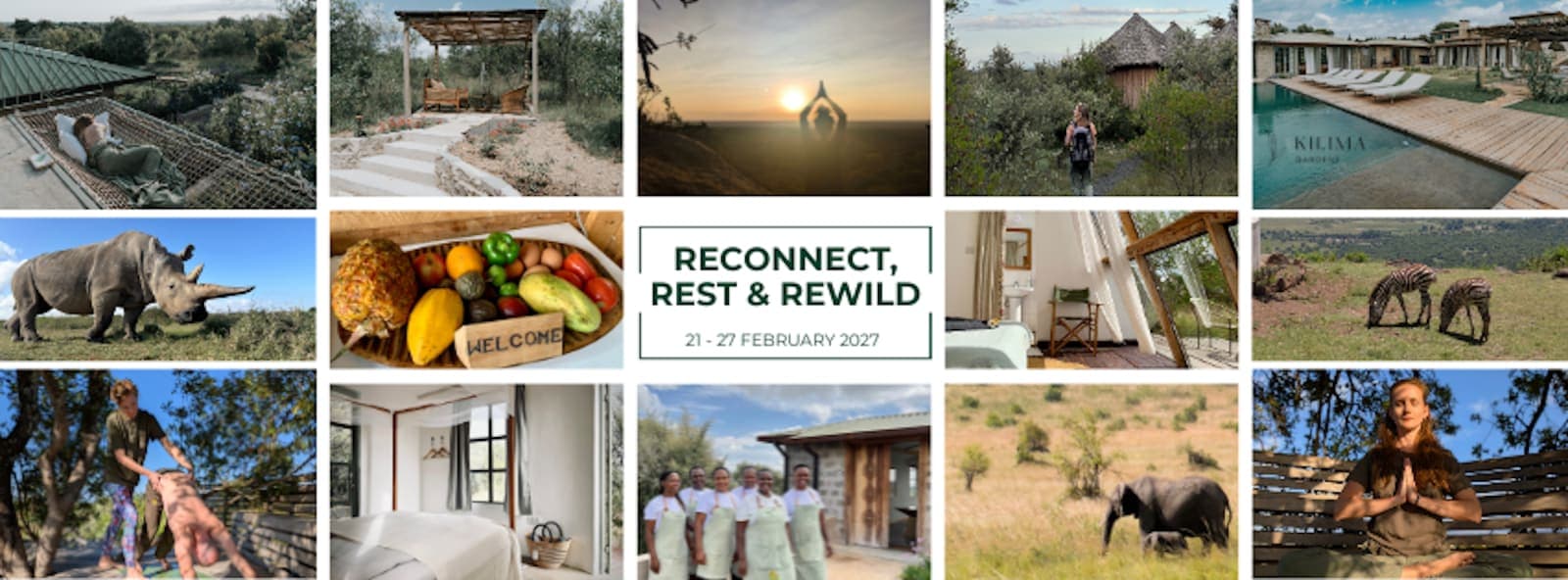 Reconnect, Rest & Rewild 7-Day Yoga Retreat near Mount Kenya